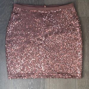 Sequin Mini Skirt